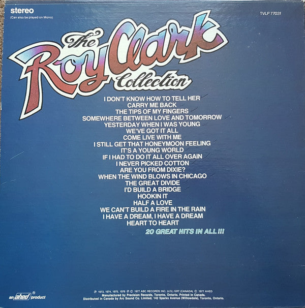 Roy Clark : The Roy Clark Collection (LP, Comp)