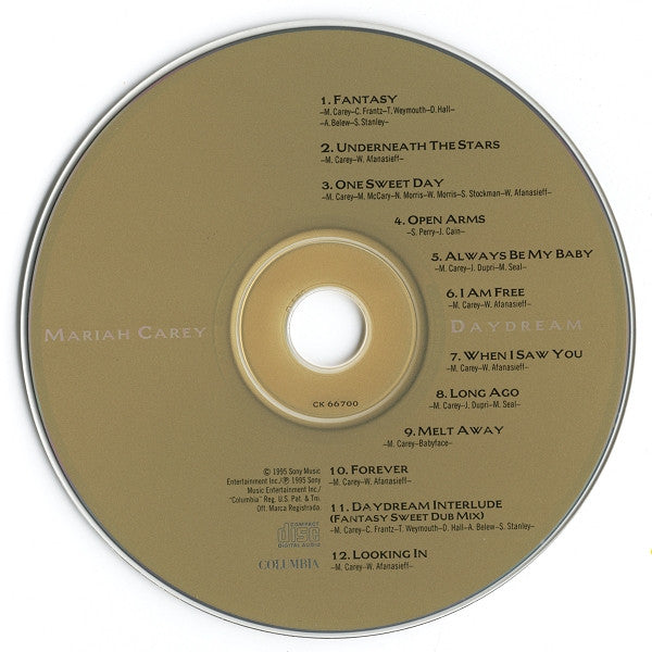Mariah Carey : Daydream (CD, Album, Pit)
