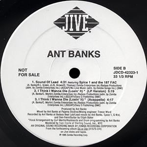 Ant Banks : I Think I Wanna Die (Losin' It) (12", Promo)