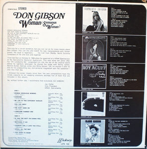 Don Gibson : Woman (Sensuous Woman) (LP, Album)