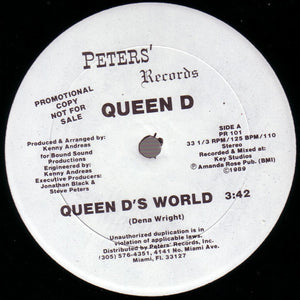 Queen D : Queen D's World (12", Promo)