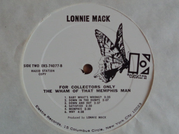 Lonnie Mack : For Collectors Only: The Wham Of That Memphis Man (LP, Album, Promo, RE)