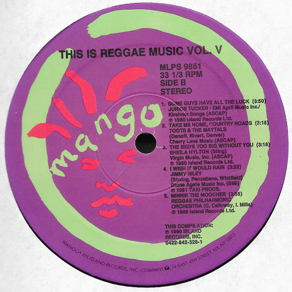 Various : This Is Reggae Music Volume 5 (LP, Comp)