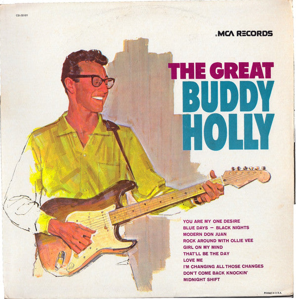 Buddy Holly : The Great Buddy Holly (LP, Album, Pin)