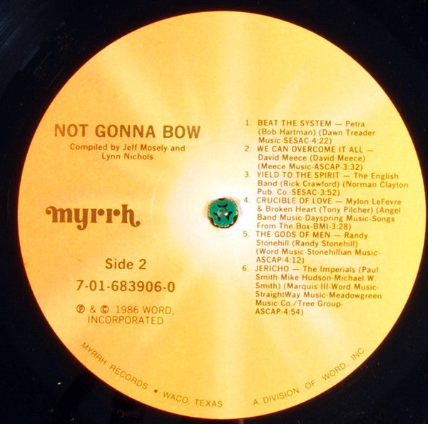 Various : Not Gonna Bow (LP, Comp)
