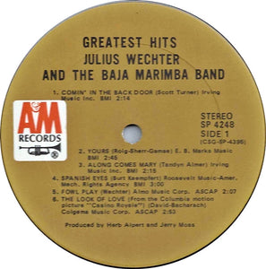 Julius Wechter And The Baja Marimba Band* : Greatest Hits (LP, Album, Comp, Ter)