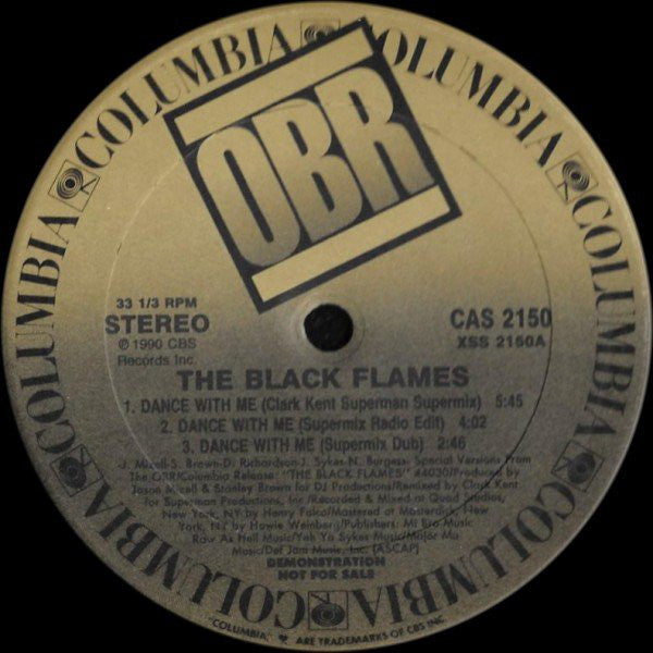 The Black Flames : Dance With Me (12", Promo)