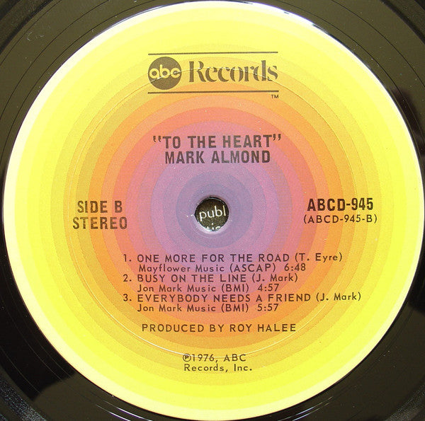 Mark-Almond : To The Heart (LP, Album, Ter)