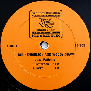 Joe Henderson And Woody Shaw : Jazz Patterns (LP)