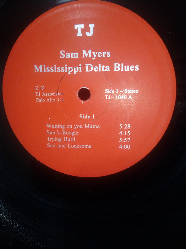 Sam Myers : Mississippi Delta Blues  (LP)