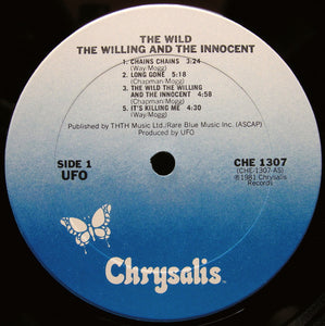 UFO (5) : The Wild, The Willing And The Innocent (LP, Album, Ter)