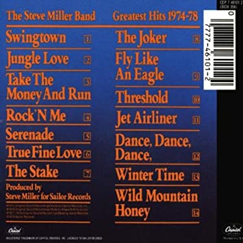 史蒂夫•米勒乐队•精选1974 - 78 V•蓝