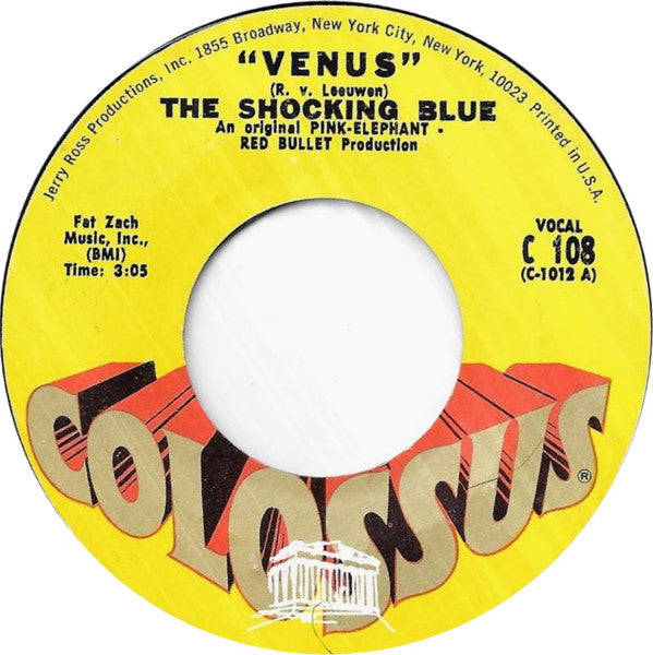 The Shocking Blue* : Venus (7", Single, Styrene, Ter)