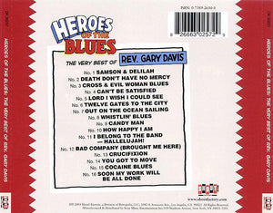 Rev. Gary Davis : Heroes Of The Blues: The Very Best Of Rev. Gary Davis (CD, Comp, RM)