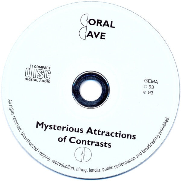 Coral Cave : Mysterious Attractions Of Contrasts (CD, Album)