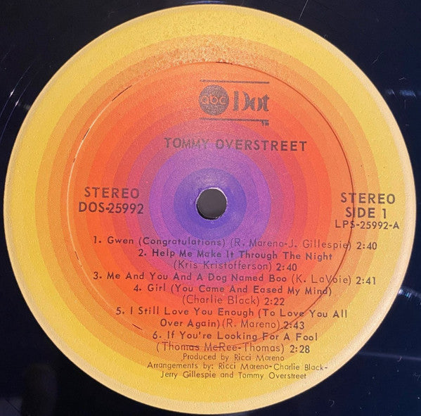 Tommy Overstreet : Gwen (Congratulations) (LP)