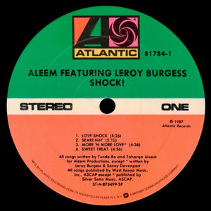 Aleem Featuring Leroy Burgess : Shock! (LP, Album)
