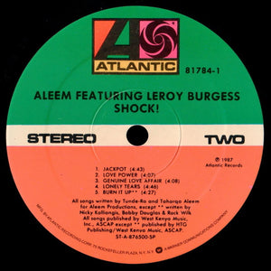 Aleem Featuring Leroy Burgess : Shock! (LP, Album)
