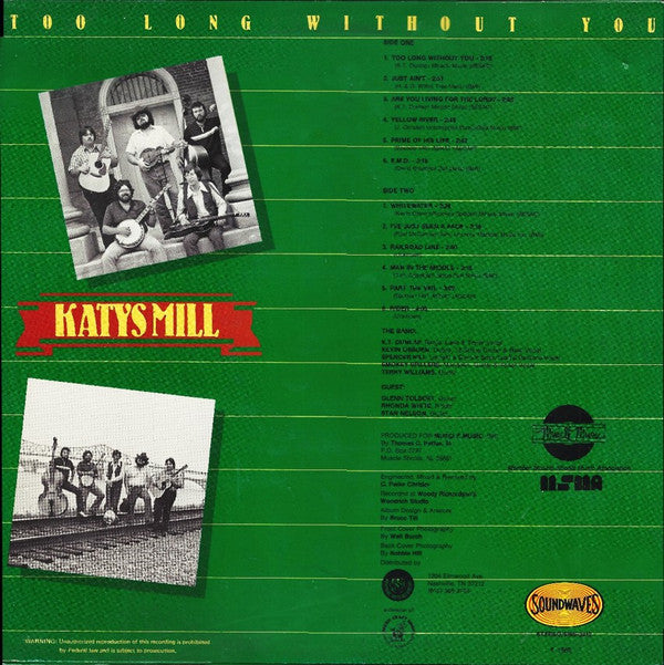 Katy's Mill : Too Long Without You (LP, Album)