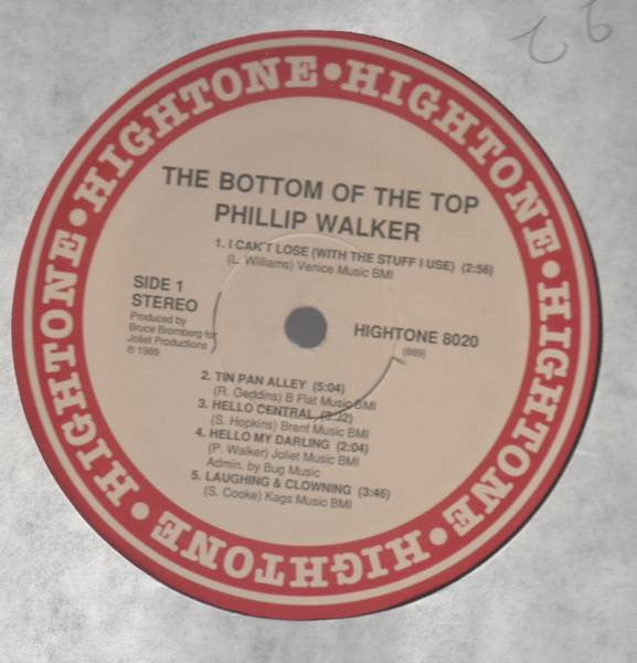 Phillip Walker : The Bottom Of The Top (LP, Album, RE)