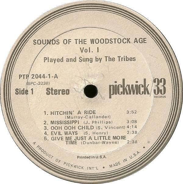 The Tribes : Sounds Of The Woodstock Age (2xLP, Comp)