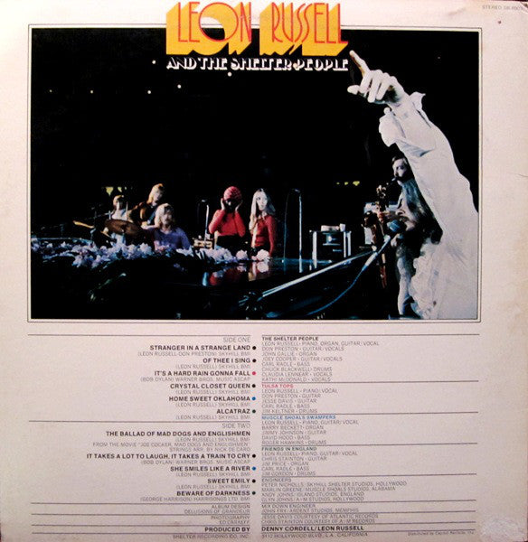 Leon Russell And The Shelter People : Leon Russell And The Shelter People (LP, Album, Win)