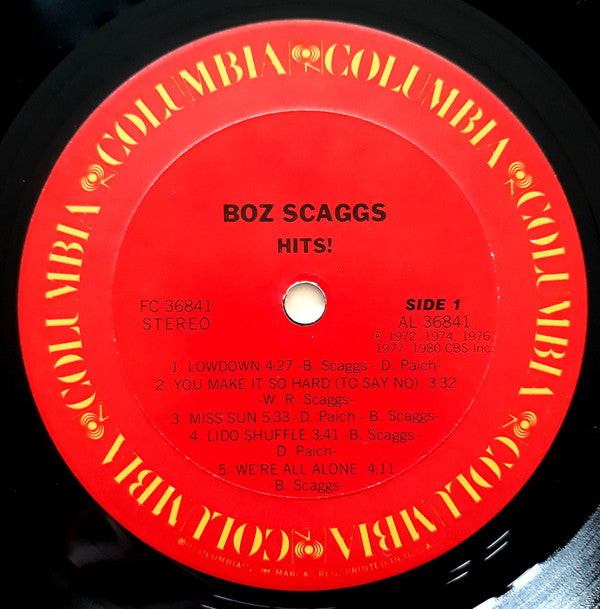 Boz Scaggs : Hits! (LP, Comp, Ter)