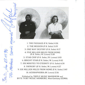 Peter Seiler Featuring Michael Lorenz : Passage (✻ Music For The Flight To Mars, January 1998 ✻) (CD, Album)