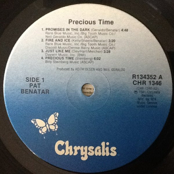 Pat Benatar : Precious Time (LP, Album, Club)