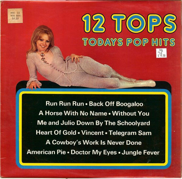 Unknown Artist : 12 Tops: Todays Pop Hits (LP)