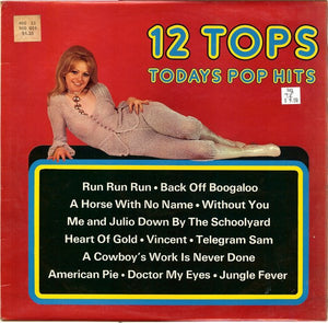 Unknown Artist : 12 Tops: Todays Pop Hits (LP)
