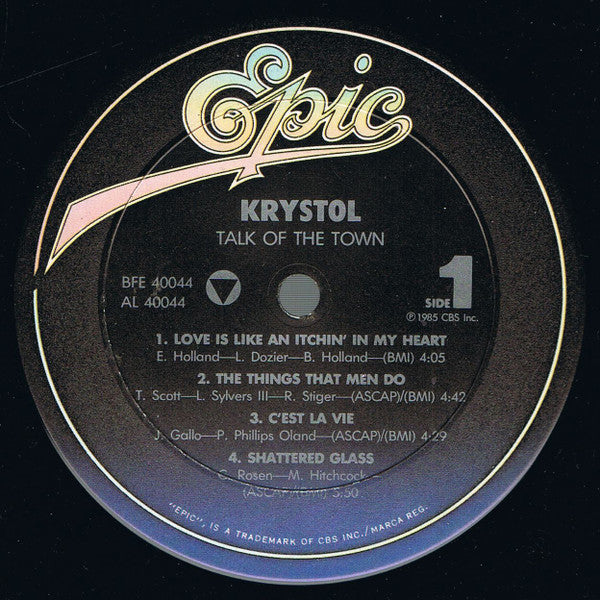 Krystol : Talk Of The Town (LP, Album)