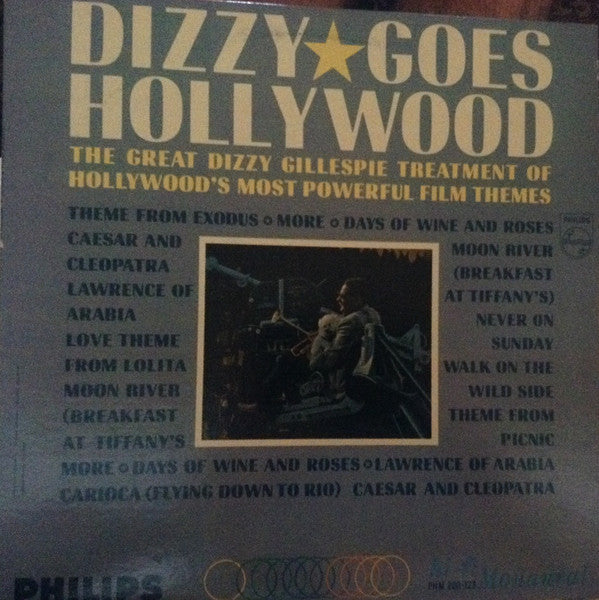 Dizzy Gillespie : Dizzy Goes Hollywood (LP, Album, Mono)