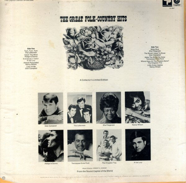 Various : The Great Folk-Country Hits (LP, Comp, Ltd)