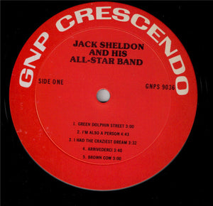 Jack Sheldon And His All Star Band* : Jack Sheldon And His  All Star Big-Band (LP, Album, RE)