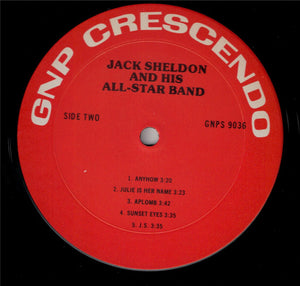 Jack Sheldon And His All Star Band* : Jack Sheldon And His  All Star Big-Band (LP, Album, RE)