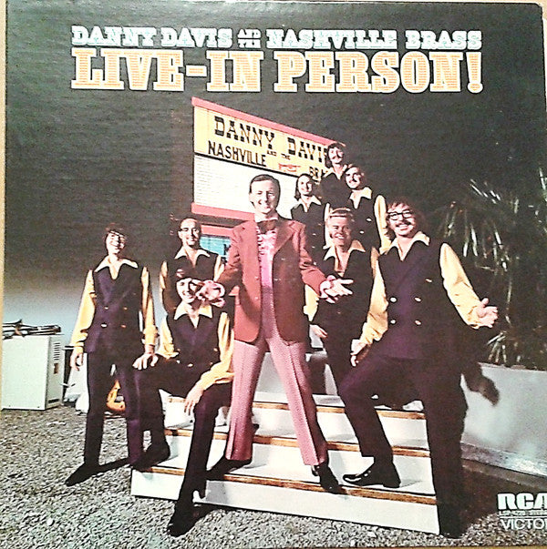 Danny Davis & The Nashville Brass : Live-In Person (LP)