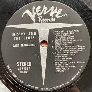 Jack Teagarden : Mis'ry And The Blues (LP, Album)