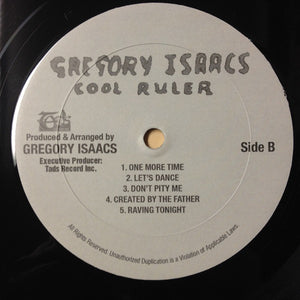 Gregory Isaacs : Cool Ruler (LP, Album, RE)