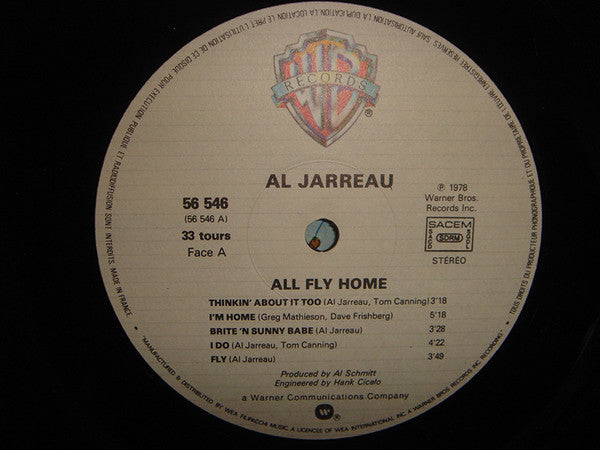 Al Jarreau : All Fly Home (LP, Album)