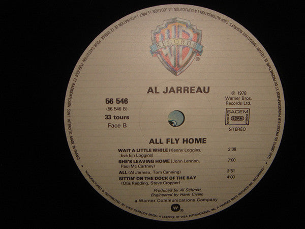 Al Jarreau : All Fly Home (LP, Album)