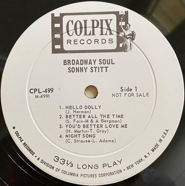 Sonny Stitt : Broadway Soul (LP, Mono, Promo)