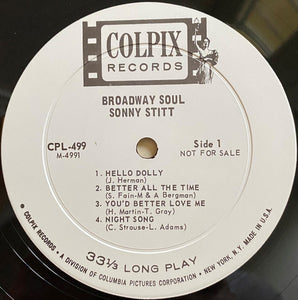 Sonny Stitt : Broadway Soul (LP, Mono, Promo)