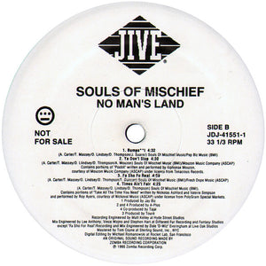 Souls Of Mischief : No Man's Land (LP, Album, Promo)