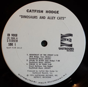 Catfish Hodge : Dinosaurs And Alleycats (LP, Album, Promo)