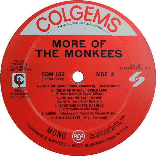 The Monkees : More Of The Monkees (LP, Album, Mono, Roc)