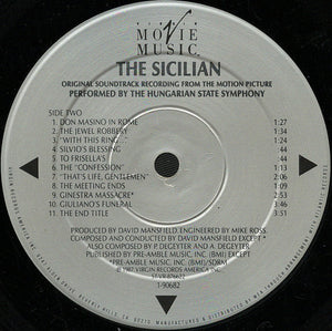 David Mansfield : The Sicilian (Original Motion Picture Soundtrack) (LP, Album)