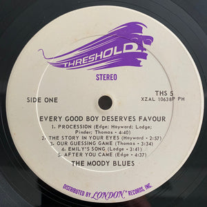 The Moody Blues : Every Good Boy Deserves Favour (LP, Album, PH )