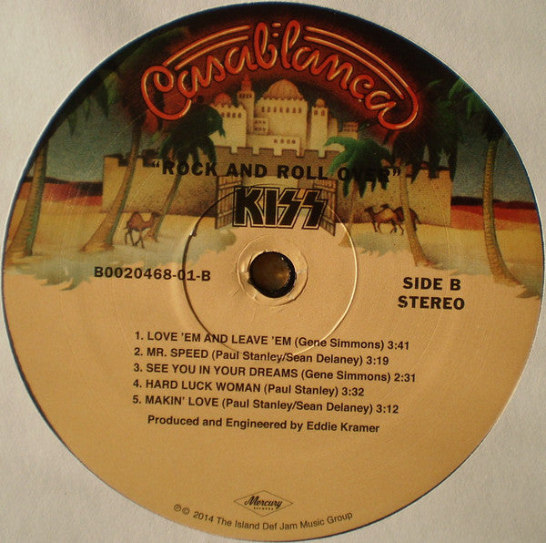 Kiss : Rock And Roll Over (LP, Album, RE, RM, 180)