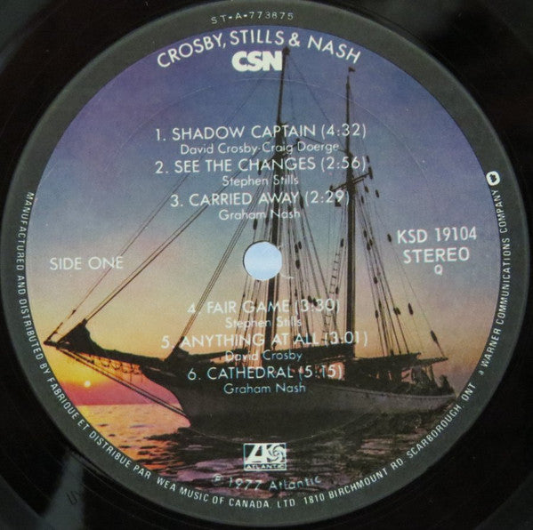 Crosby, Stills & Nash : CSN (LP, Album)